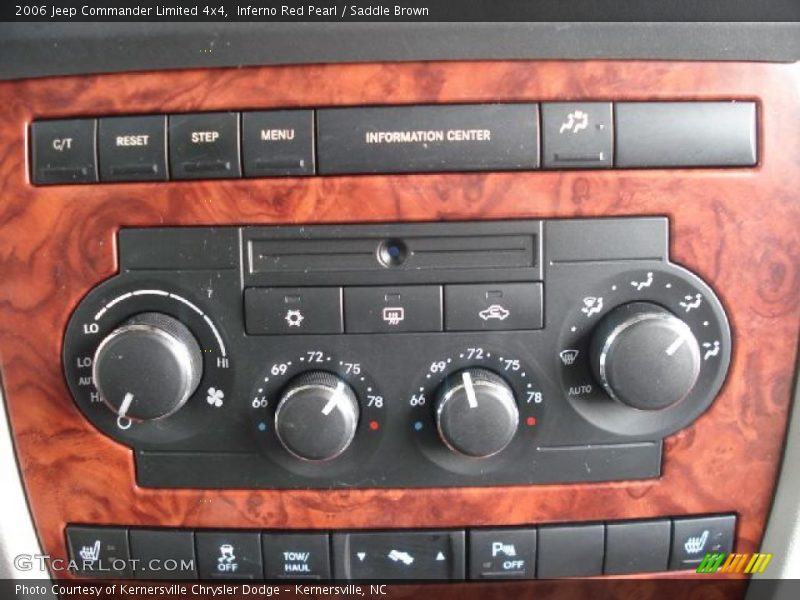 Inferno Red Pearl / Saddle Brown 2006 Jeep Commander Limited 4x4