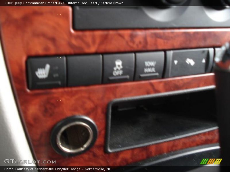 Inferno Red Pearl / Saddle Brown 2006 Jeep Commander Limited 4x4
