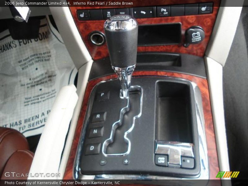 Inferno Red Pearl / Saddle Brown 2006 Jeep Commander Limited 4x4