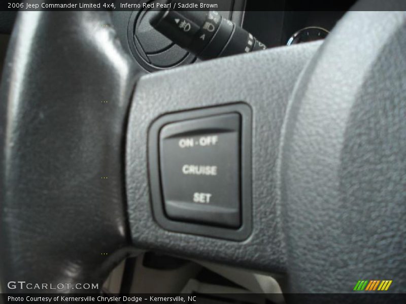 Inferno Red Pearl / Saddle Brown 2006 Jeep Commander Limited 4x4