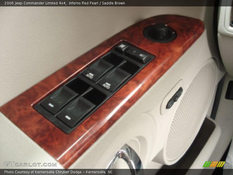Inferno Red Pearl / Saddle Brown 2006 Jeep Commander Limited 4x4
