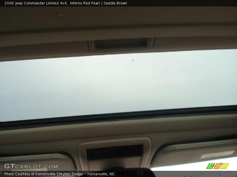 Inferno Red Pearl / Saddle Brown 2006 Jeep Commander Limited 4x4