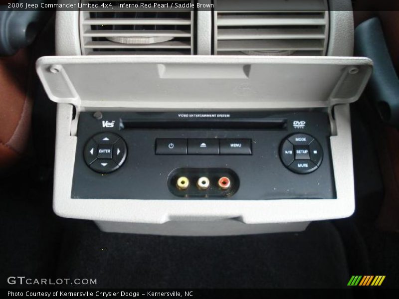 Inferno Red Pearl / Saddle Brown 2006 Jeep Commander Limited 4x4
