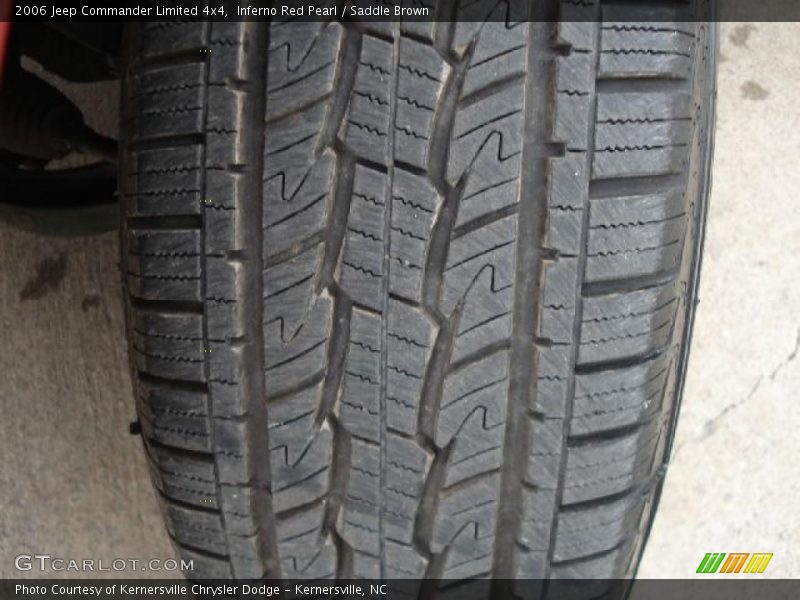 Inferno Red Pearl / Saddle Brown 2006 Jeep Commander Limited 4x4