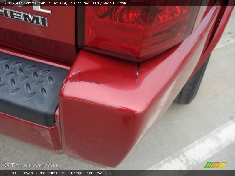 Inferno Red Pearl / Saddle Brown 2006 Jeep Commander Limited 4x4