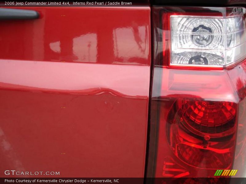 Inferno Red Pearl / Saddle Brown 2006 Jeep Commander Limited 4x4