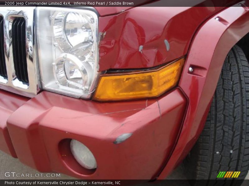 Inferno Red Pearl / Saddle Brown 2006 Jeep Commander Limited 4x4