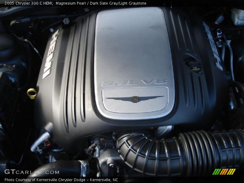 Magnesium Pearl / Dark Slate Gray/Light Graystone 2005 Chrysler 300 C HEMI