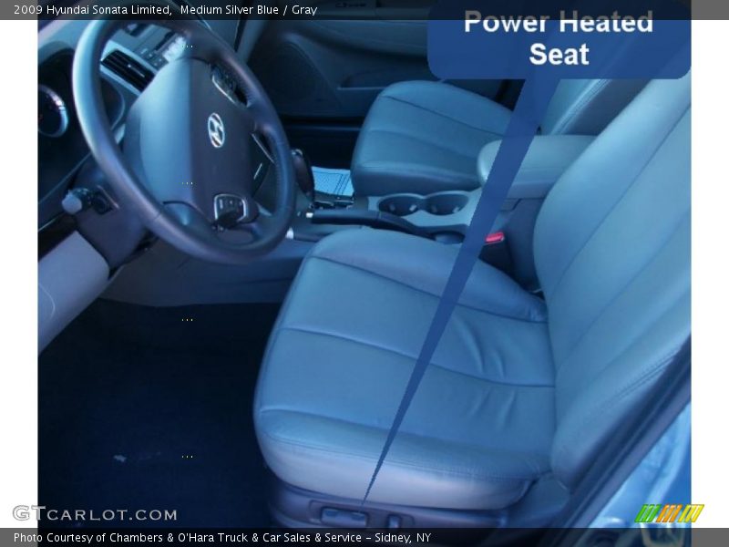 Medium Silver Blue / Gray 2009 Hyundai Sonata Limited
