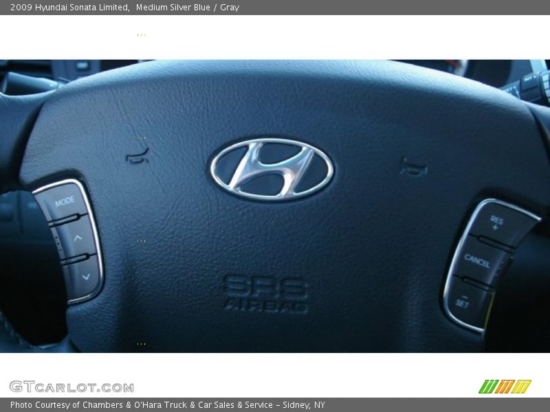Medium Silver Blue / Gray 2009 Hyundai Sonata Limited