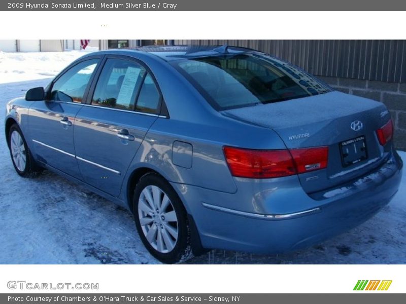 Medium Silver Blue / Gray 2009 Hyundai Sonata Limited