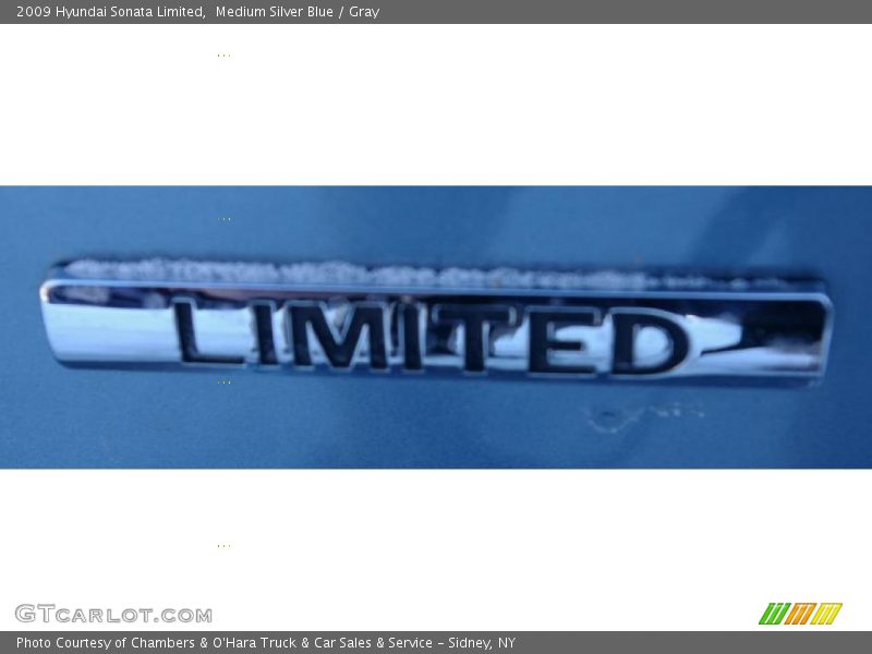 Medium Silver Blue / Gray 2009 Hyundai Sonata Limited