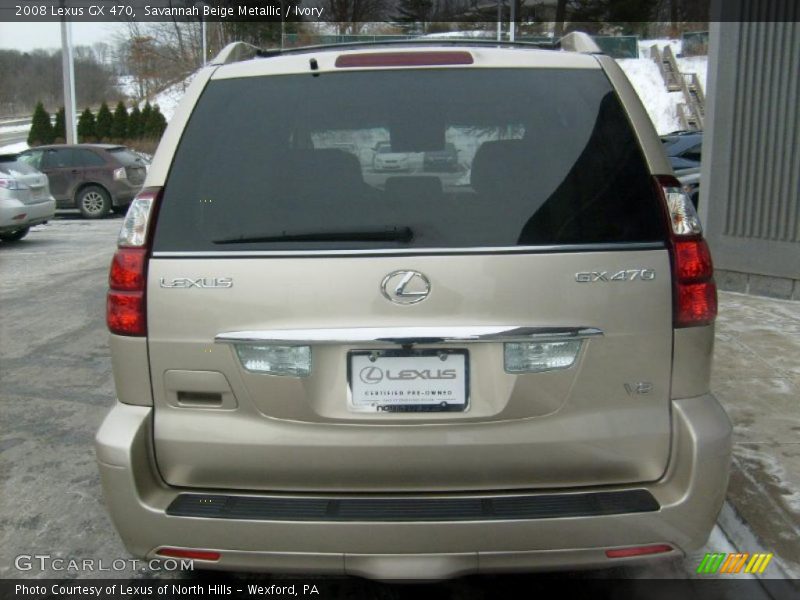 Savannah Beige Metallic / Ivory 2008 Lexus GX 470