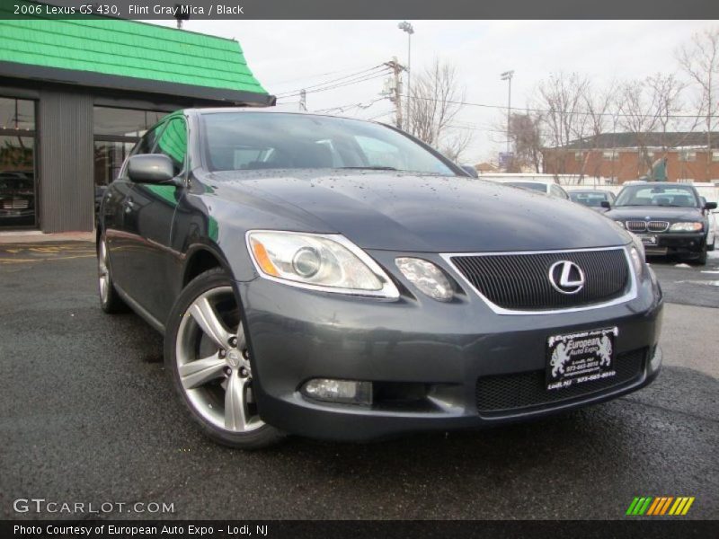 Flint Gray Mica / Black 2006 Lexus GS 430