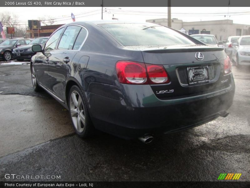 Flint Gray Mica / Black 2006 Lexus GS 430