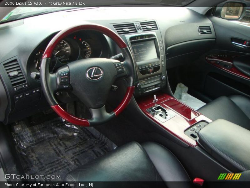 Flint Gray Mica / Black 2006 Lexus GS 430