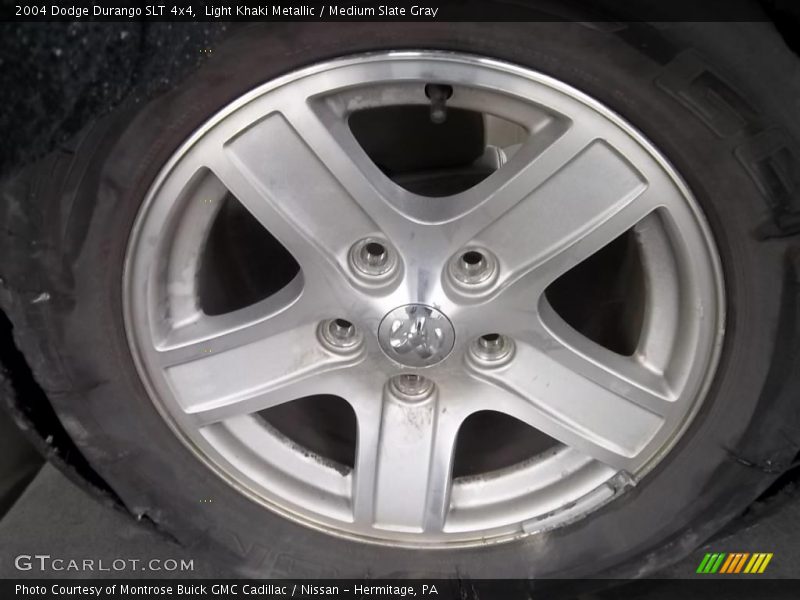 Light Khaki Metallic / Medium Slate Gray 2004 Dodge Durango SLT 4x4