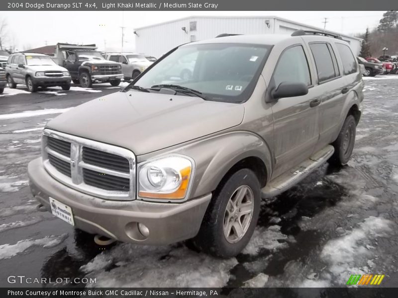 Light Khaki Metallic / Medium Slate Gray 2004 Dodge Durango SLT 4x4