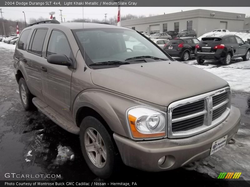 Light Khaki Metallic / Medium Slate Gray 2004 Dodge Durango SLT 4x4