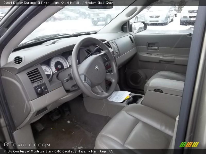 Light Khaki Metallic / Medium Slate Gray 2004 Dodge Durango SLT 4x4