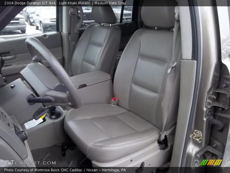 Light Khaki Metallic / Medium Slate Gray 2004 Dodge Durango SLT 4x4