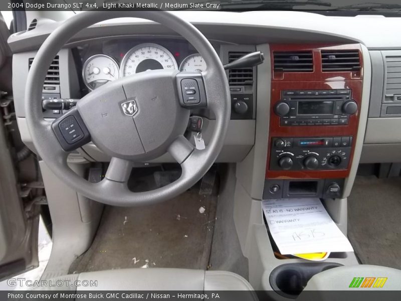 Light Khaki Metallic / Medium Slate Gray 2004 Dodge Durango SLT 4x4