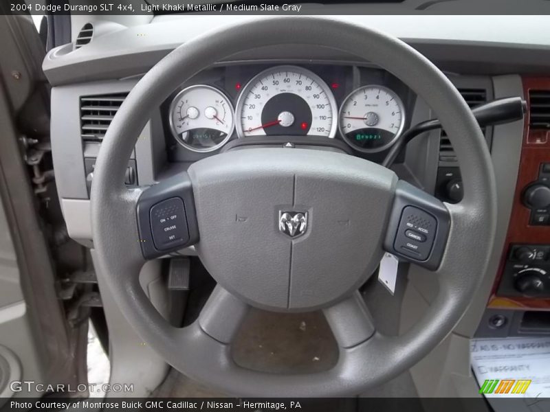 Light Khaki Metallic / Medium Slate Gray 2004 Dodge Durango SLT 4x4