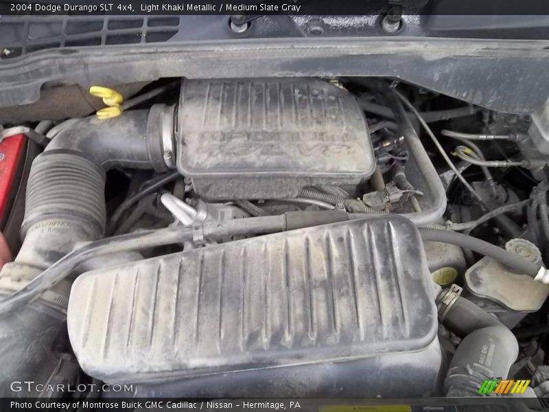Light Khaki Metallic / Medium Slate Gray 2004 Dodge Durango SLT 4x4