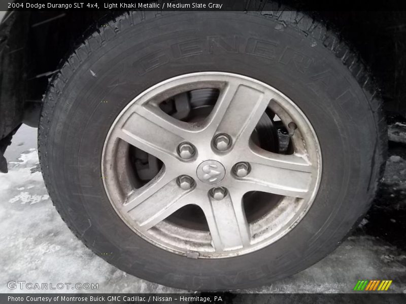 Light Khaki Metallic / Medium Slate Gray 2004 Dodge Durango SLT 4x4