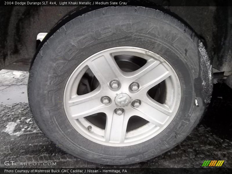 Light Khaki Metallic / Medium Slate Gray 2004 Dodge Durango SLT 4x4