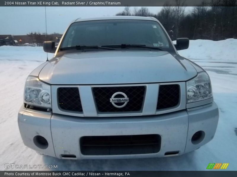 Radiant Silver / Graphite/Titanium 2004 Nissan Titan XE King Cab
