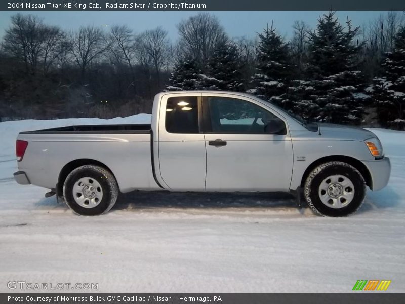 Radiant Silver / Graphite/Titanium 2004 Nissan Titan XE King Cab
