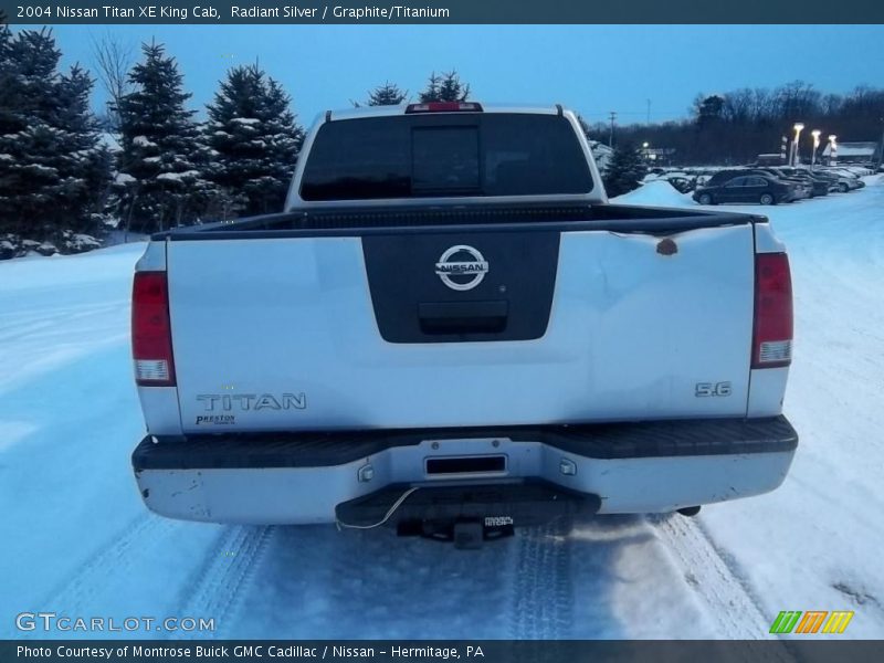 Radiant Silver / Graphite/Titanium 2004 Nissan Titan XE King Cab