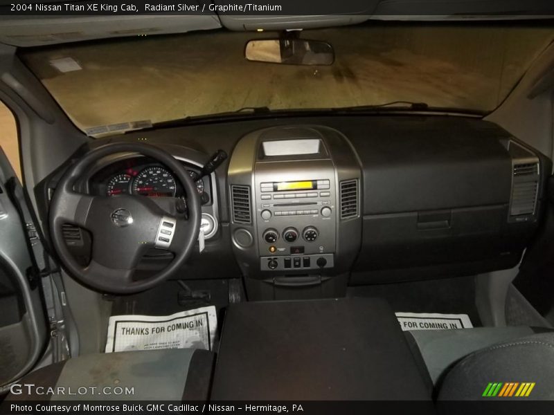 Radiant Silver / Graphite/Titanium 2004 Nissan Titan XE King Cab