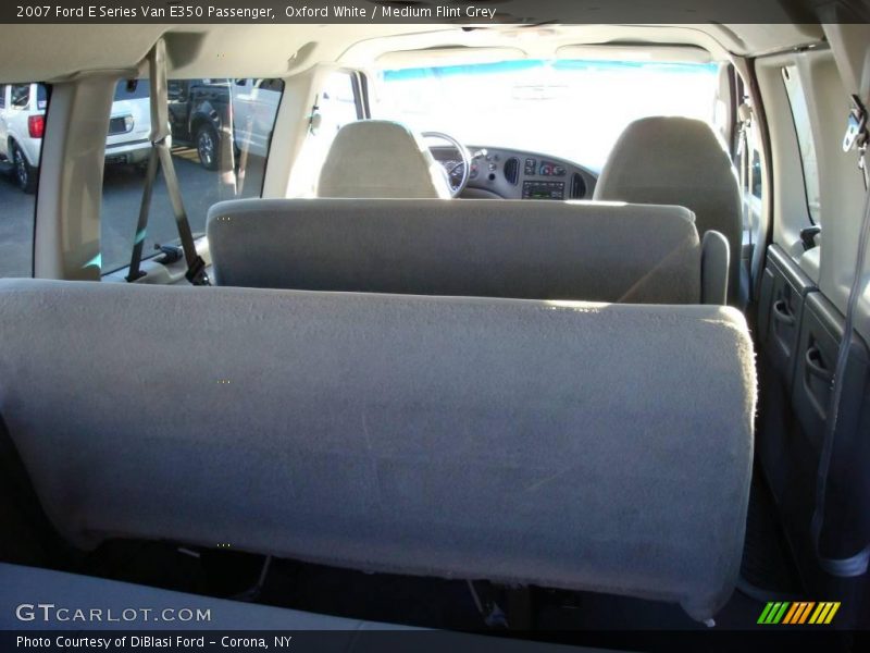Oxford White / Medium Flint Grey 2007 Ford E Series Van E350 Passenger