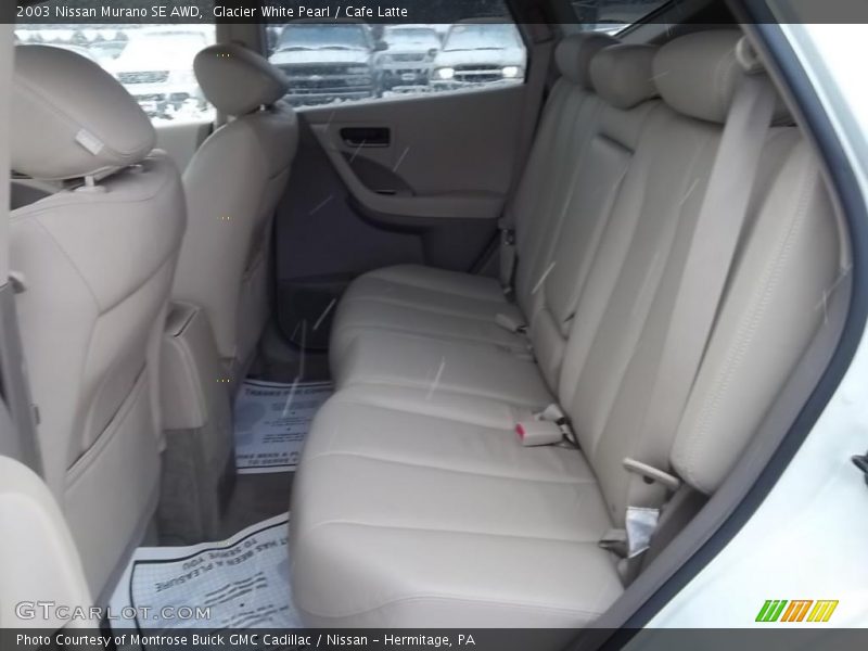 Glacier White Pearl / Cafe Latte 2003 Nissan Murano SE AWD