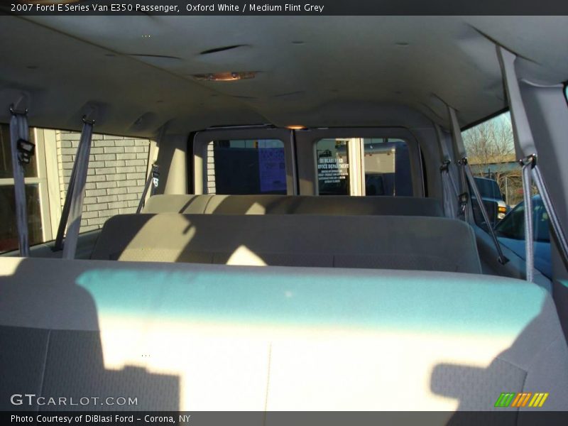 Oxford White / Medium Flint Grey 2007 Ford E Series Van E350 Passenger