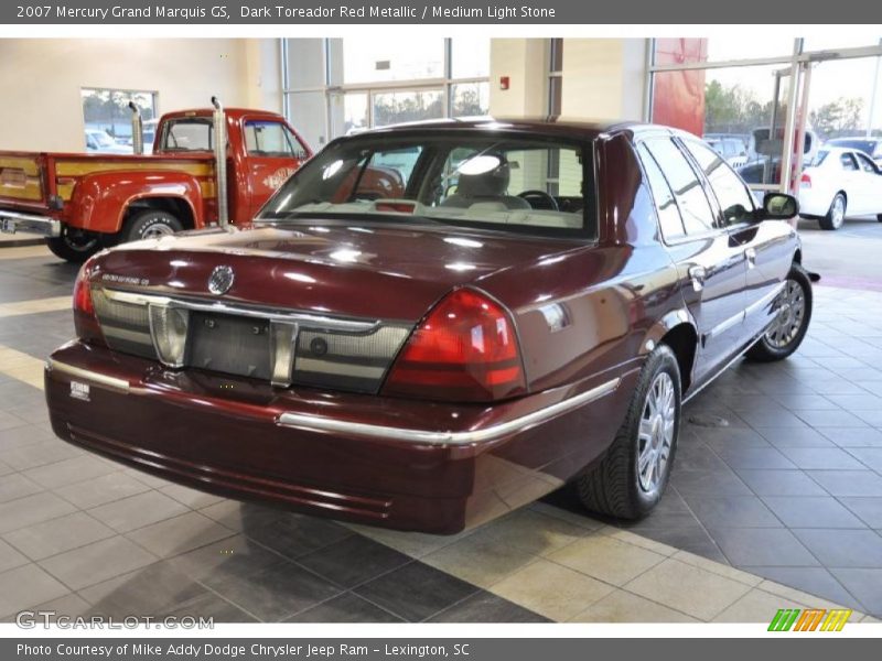 Dark Toreador Red Metallic / Medium Light Stone 2007 Mercury Grand Marquis GS