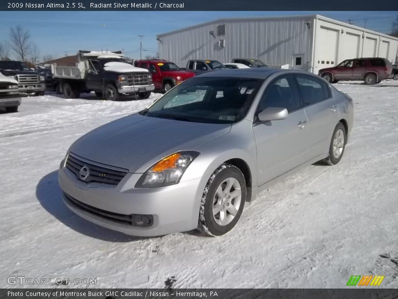 Radiant Silver Metallic / Charcoal 2009 Nissan Altima 2.5 SL