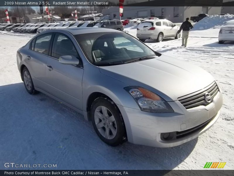 Radiant Silver Metallic / Charcoal 2009 Nissan Altima 2.5 SL