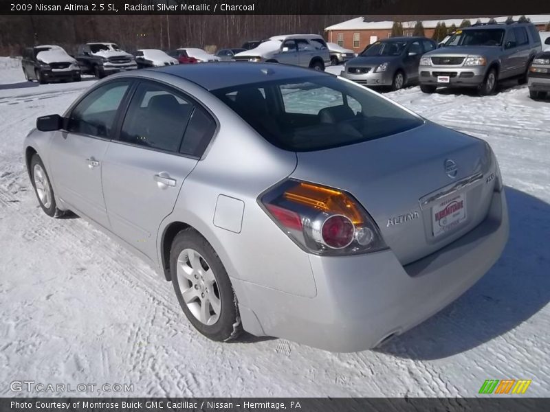 Radiant Silver Metallic / Charcoal 2009 Nissan Altima 2.5 SL