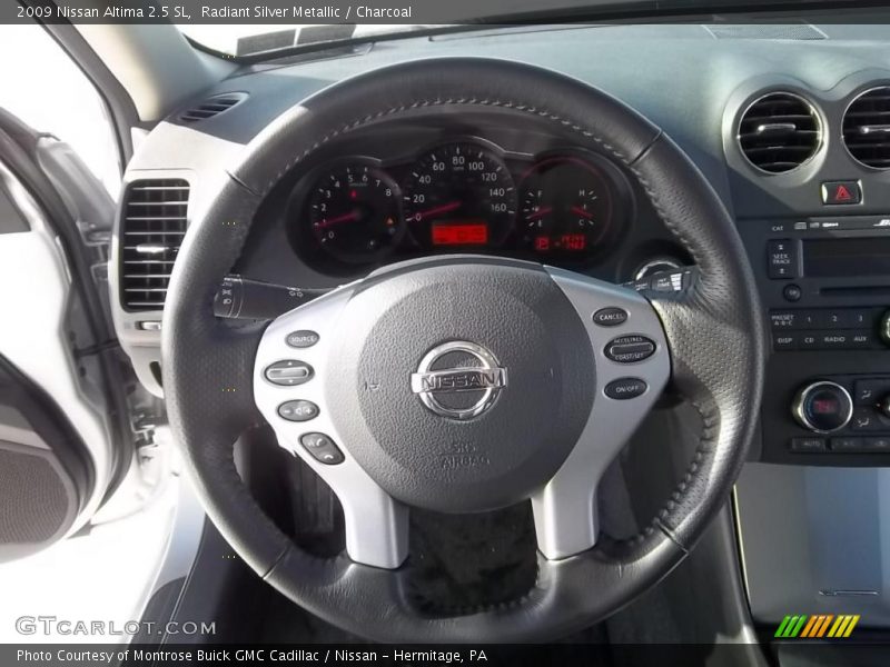 Radiant Silver Metallic / Charcoal 2009 Nissan Altima 2.5 SL