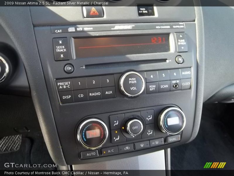 Radiant Silver Metallic / Charcoal 2009 Nissan Altima 2.5 SL
