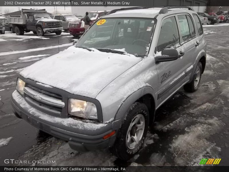Silver Metallic / Medium Gray 2002 Chevrolet Tracker ZR2 4WD Hard Top