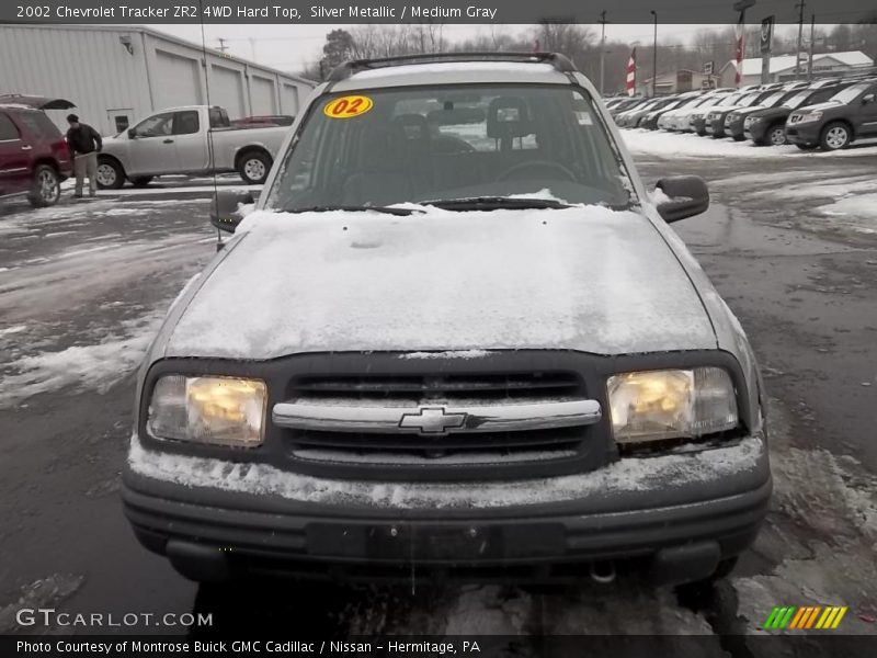 Silver Metallic / Medium Gray 2002 Chevrolet Tracker ZR2 4WD Hard Top