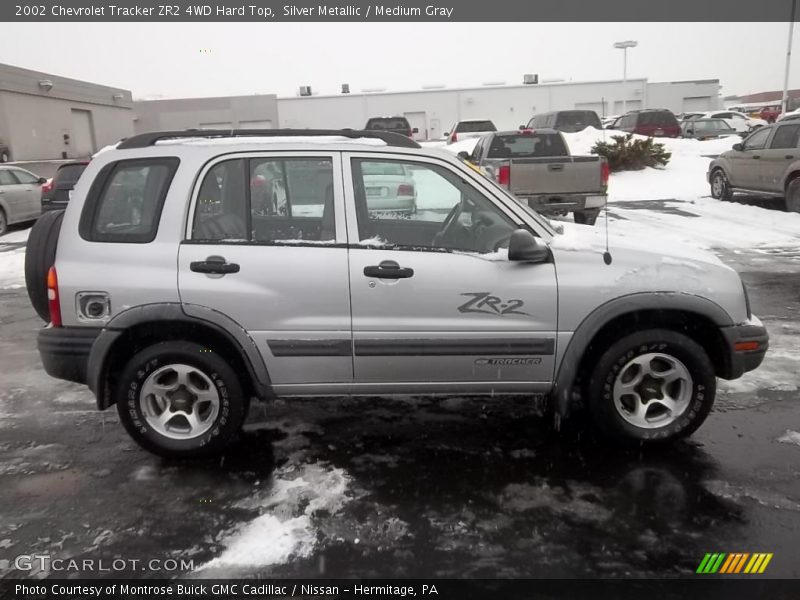 Silver Metallic / Medium Gray 2002 Chevrolet Tracker ZR2 4WD Hard Top