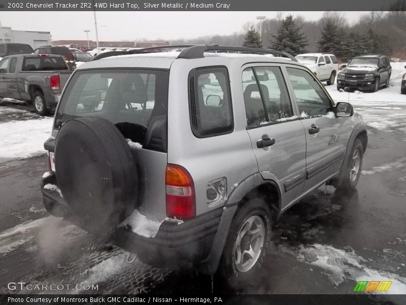 Silver Metallic / Medium Gray 2002 Chevrolet Tracker ZR2 4WD Hard Top