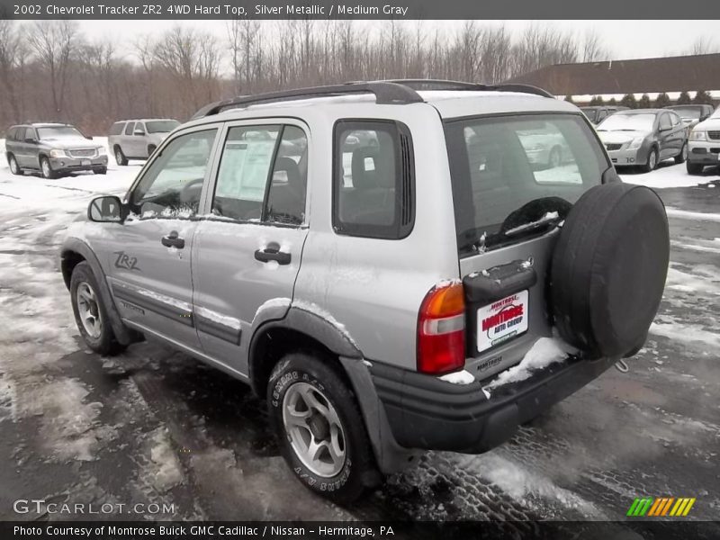 Silver Metallic / Medium Gray 2002 Chevrolet Tracker ZR2 4WD Hard Top