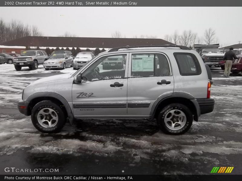  2002 Tracker ZR2 4WD Hard Top Silver Metallic