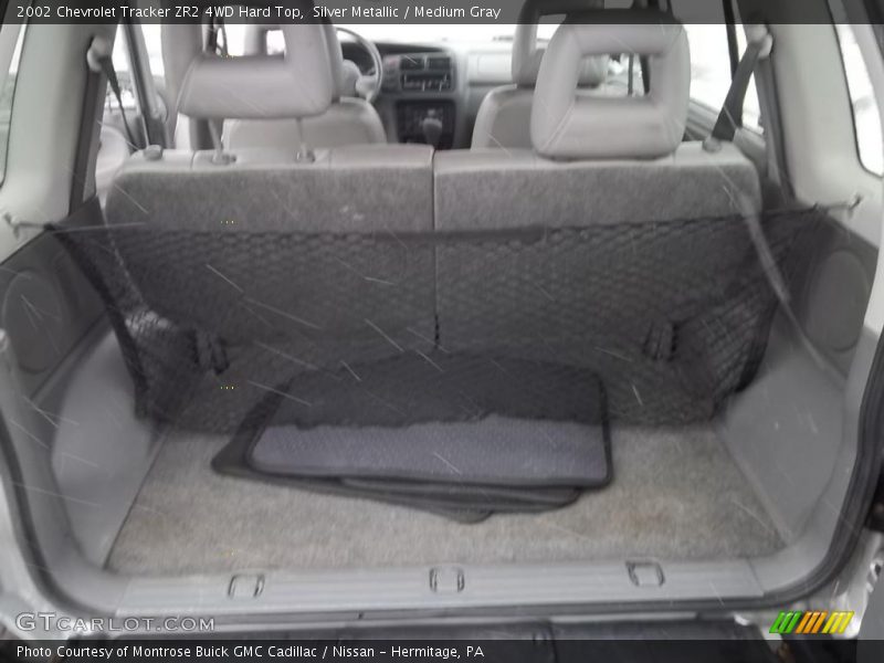 Silver Metallic / Medium Gray 2002 Chevrolet Tracker ZR2 4WD Hard Top